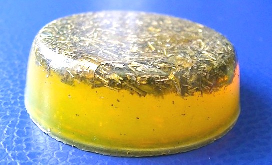 Pandantiv orgonic cilindric auriu