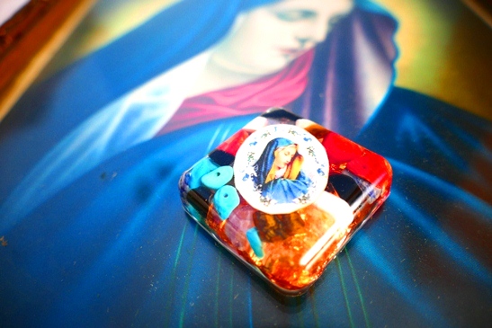 Pandantiv orgonic Maica Domnului