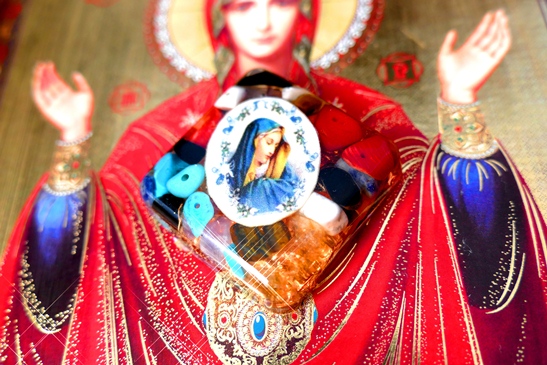 Pandantiv orgonic Maica Domnului